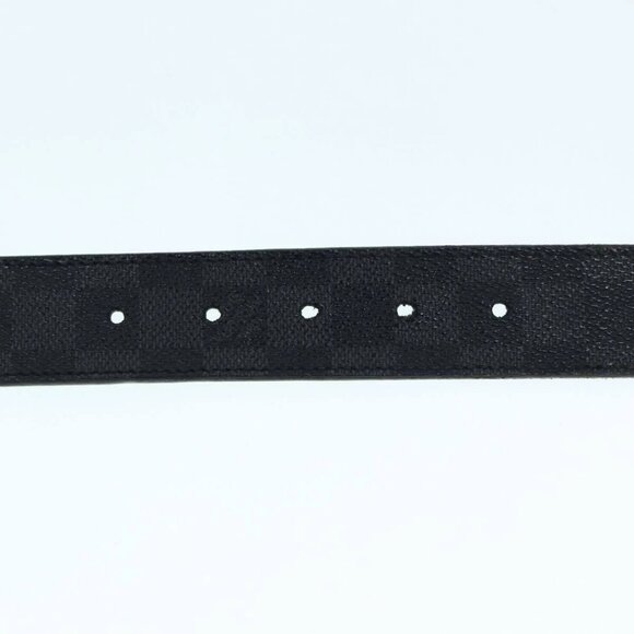 LOUIS VUITTON Damier Graphite Ceinture Amban Tour Belt M9632V LV Auth ki4850 - Picture 9 of 12